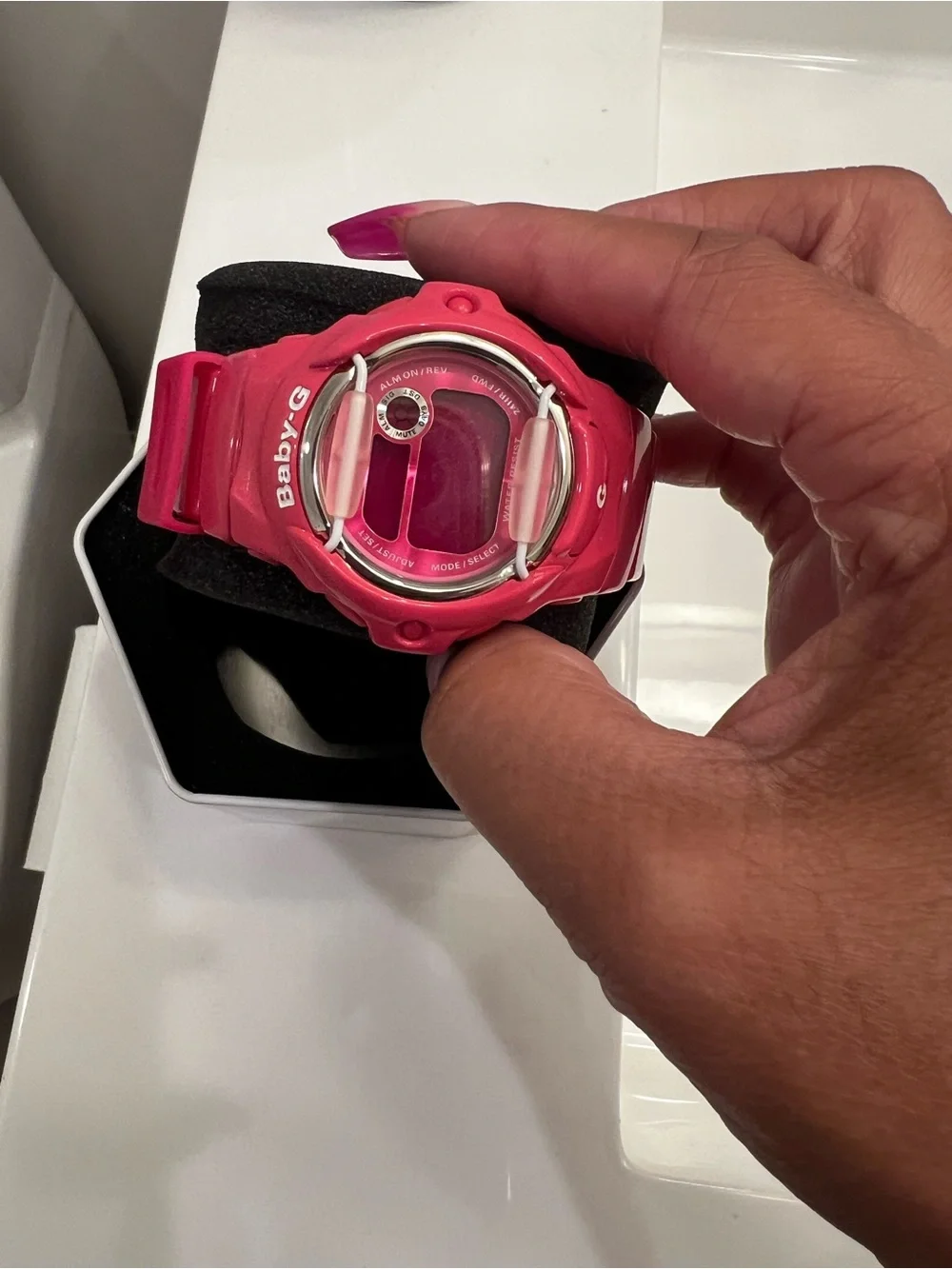 Casio Baby-G Bright Pink Digital Sports Watch